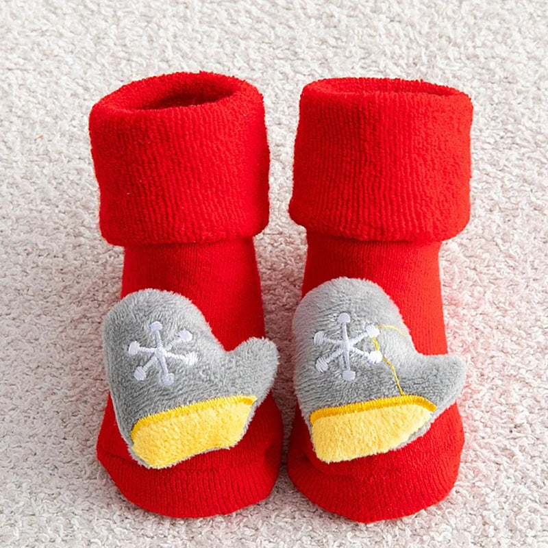 TITLE: Winter Warmth Baby Grip Socks