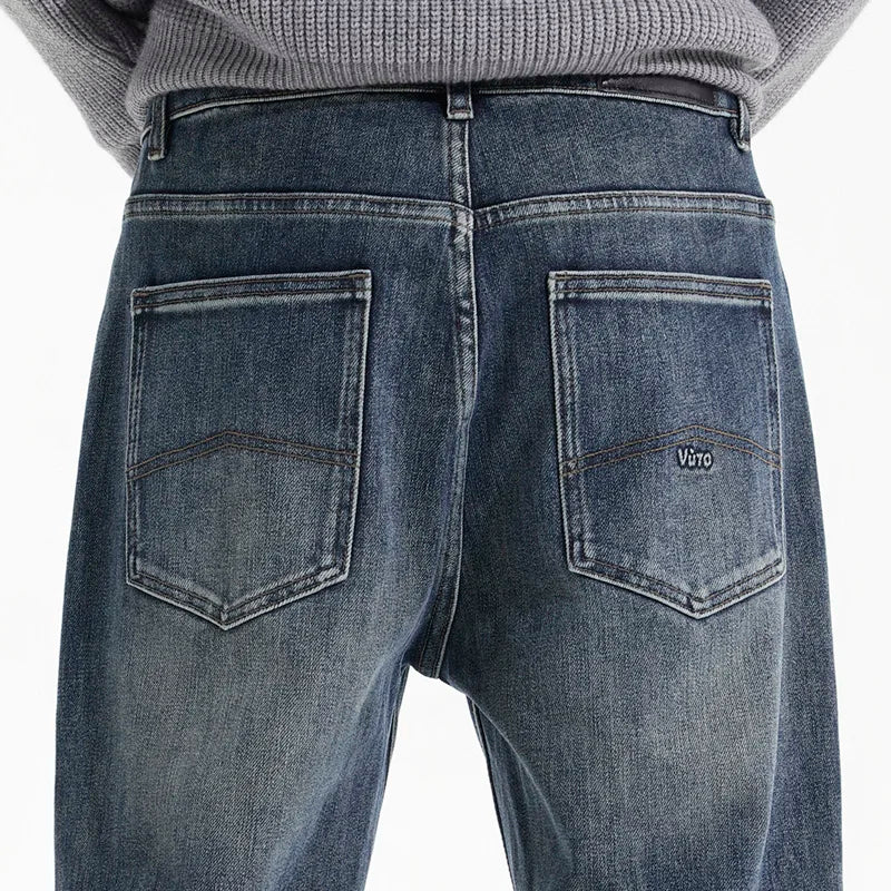 Fashion Casual Straight Jeans Autumn