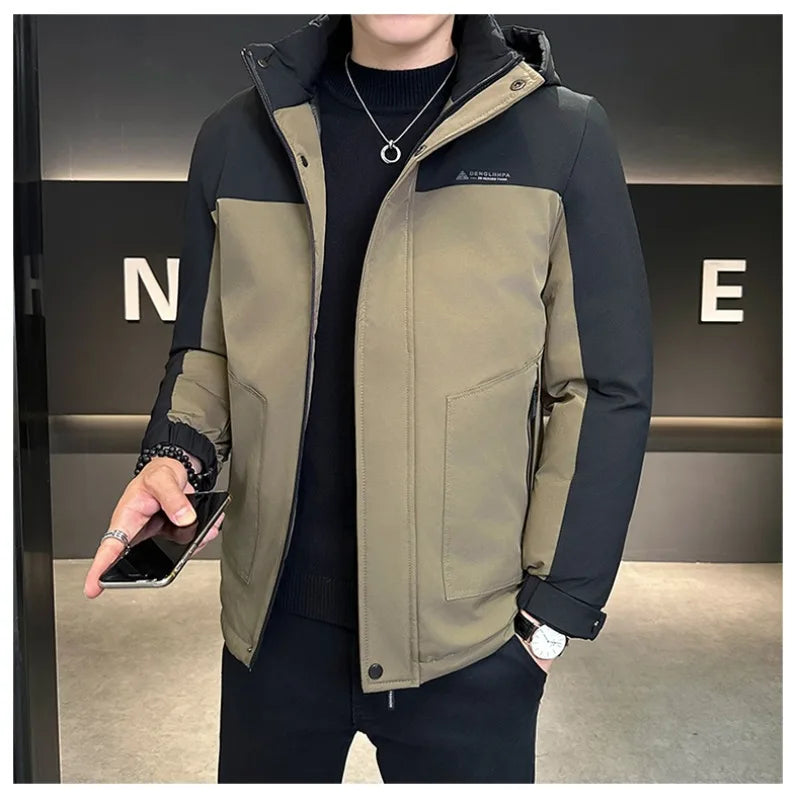 Windproof Winter Down Men Jacket