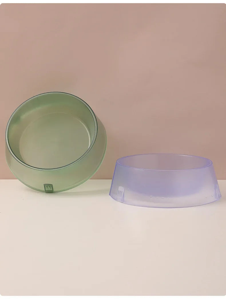 Pet Large Capacity Bowl Puppy Snack Bowl Antislip Round Mouth Single Bowls Cat Dog Feeding Water Storage Bowl Pet Feed Supplies