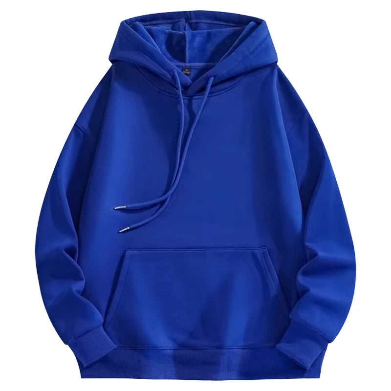 Soft and skin friendly hoodie men's solid color autumn and winter hot selling simple and comfortable sports shirt
