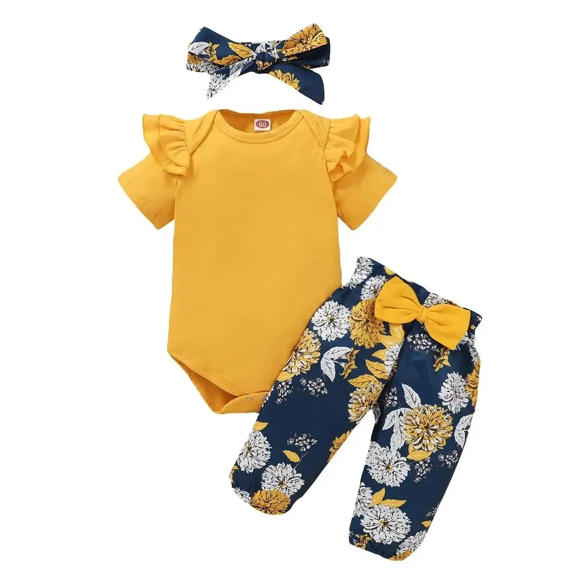 Floral Baby Girl Summer Set