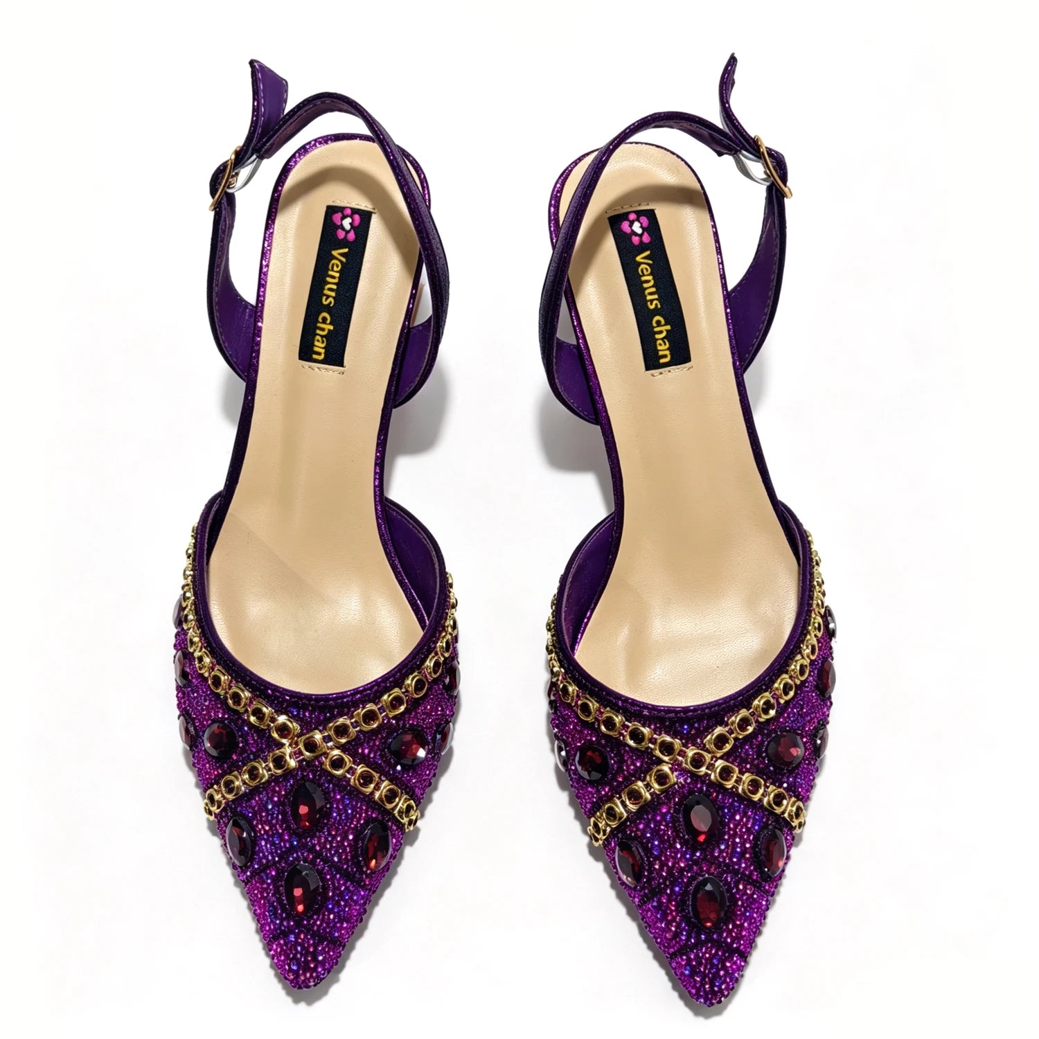 Pointed Toe High Heels Shoes and Matching Bag Set Women Fashion PU Leather Pumps Shoulder Bag Party Wedding Dress Footwear Handb
