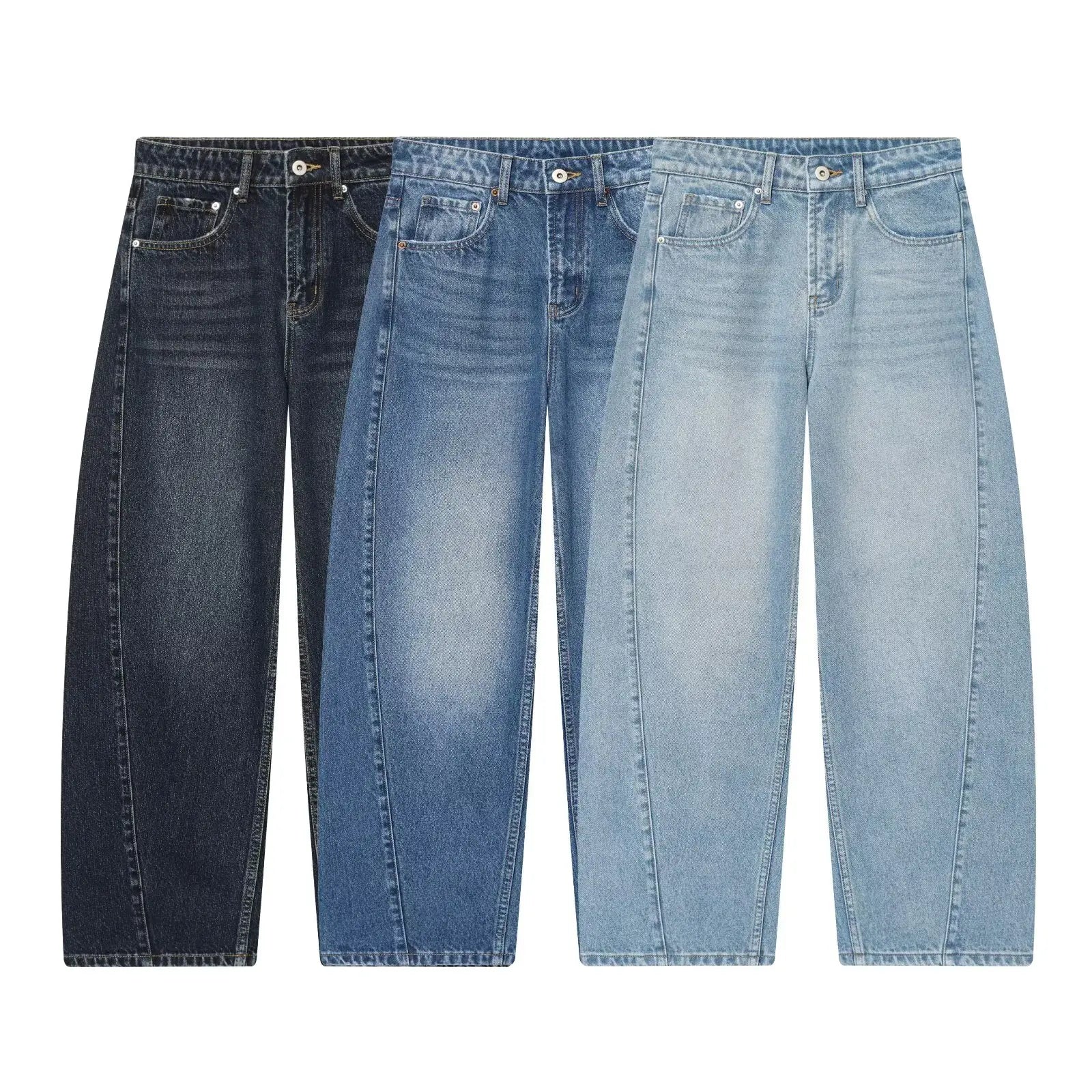 Baggy Straight Denim Street Jeans