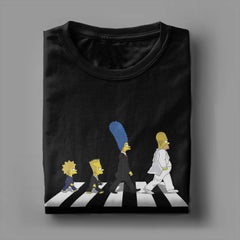 Simpson T Shirts Men's  100% Cotton Vintage T-Shirts O Neck  Tee Shirt Short Sleeve Clothes 6XL