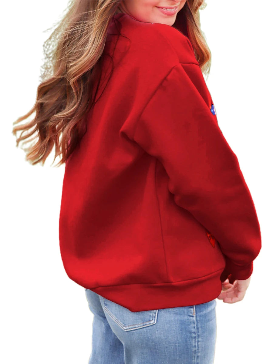 Reindeer Knit Holiday Pullover