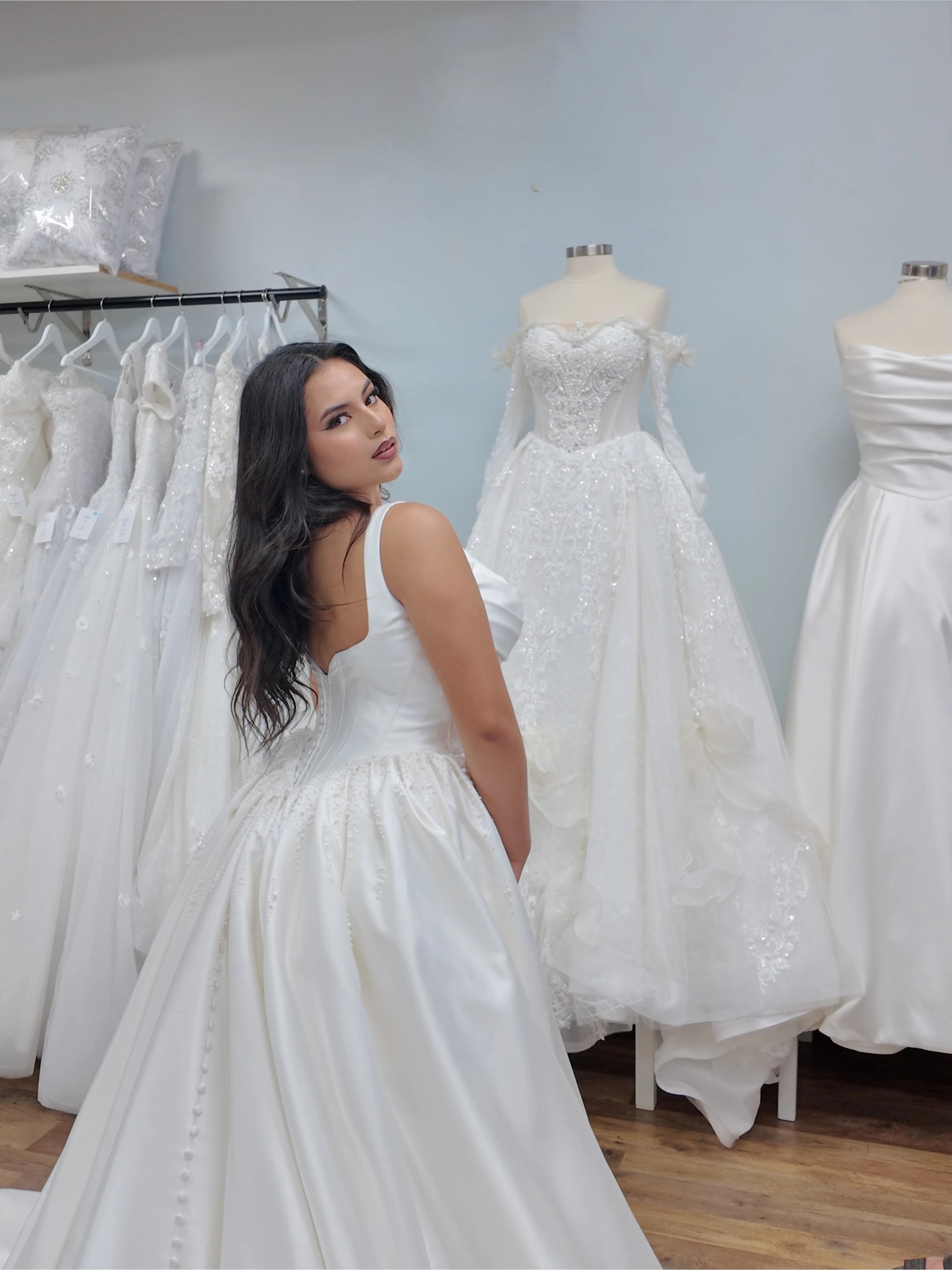 Sexy Wedding Dresses For Women Simple vestido de noiva vintage To measures Spaghetti Strap Elegant vestidos de novia Customized