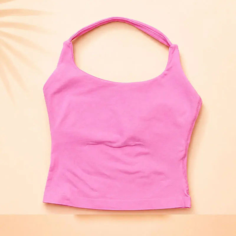 Women Seamless Yoga Set Halter Sports Bra Scrunch Butt Shorts 2 Piece Gym Workout Fitness Activewear High Waist Athletic Outfit