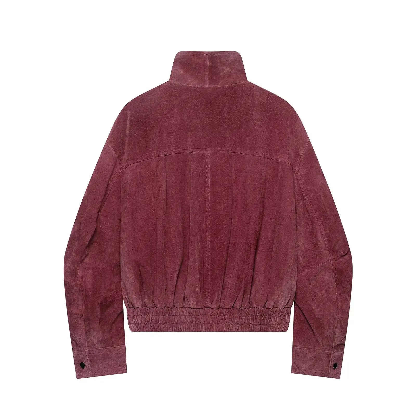 Women's Jacket 2026 Autumn New Fashion Versatile Stand Collar Short Zipper Polyester Long Sleeve Biker Jacket