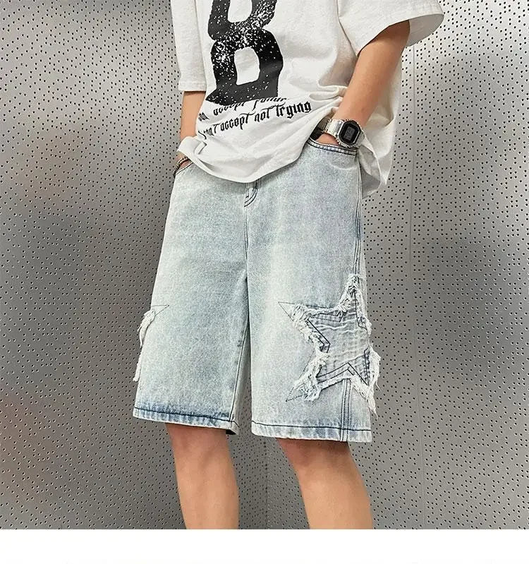 Retro High Street Denim Shorts