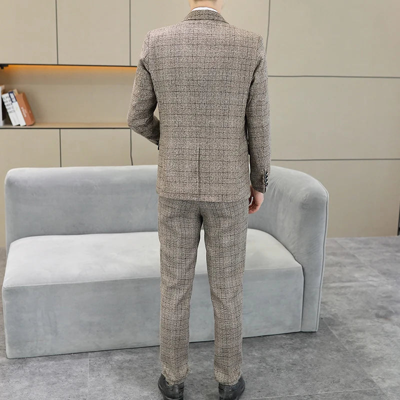 Three Piece Wedding Business Suit