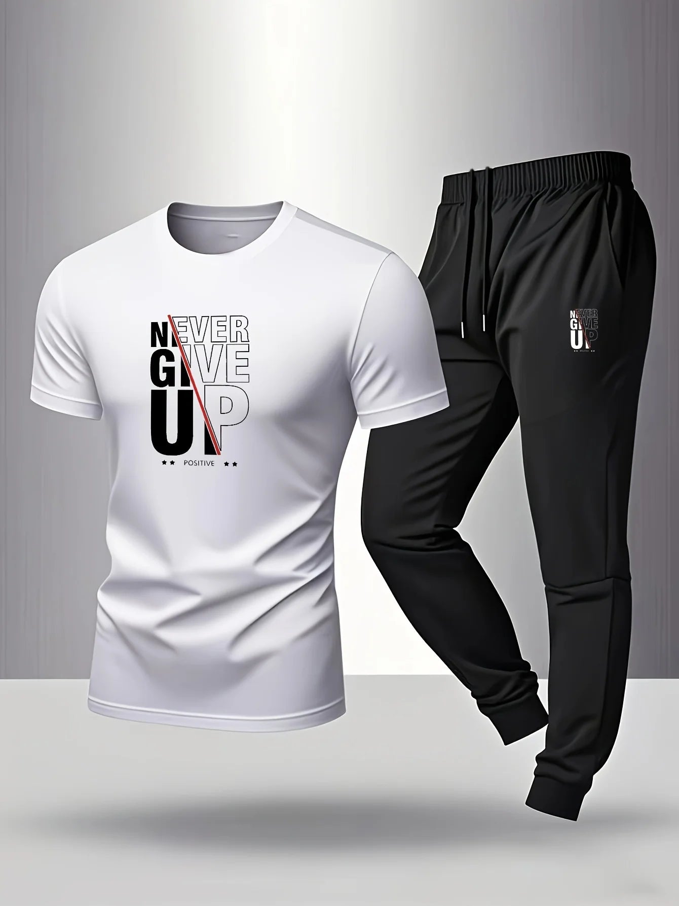 Casual Sportswear Two Piece Set