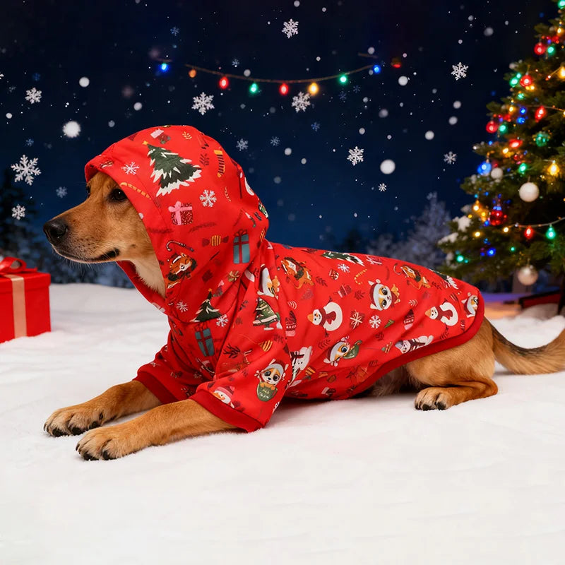 Festive Pet Christmas Holiday Hoodie