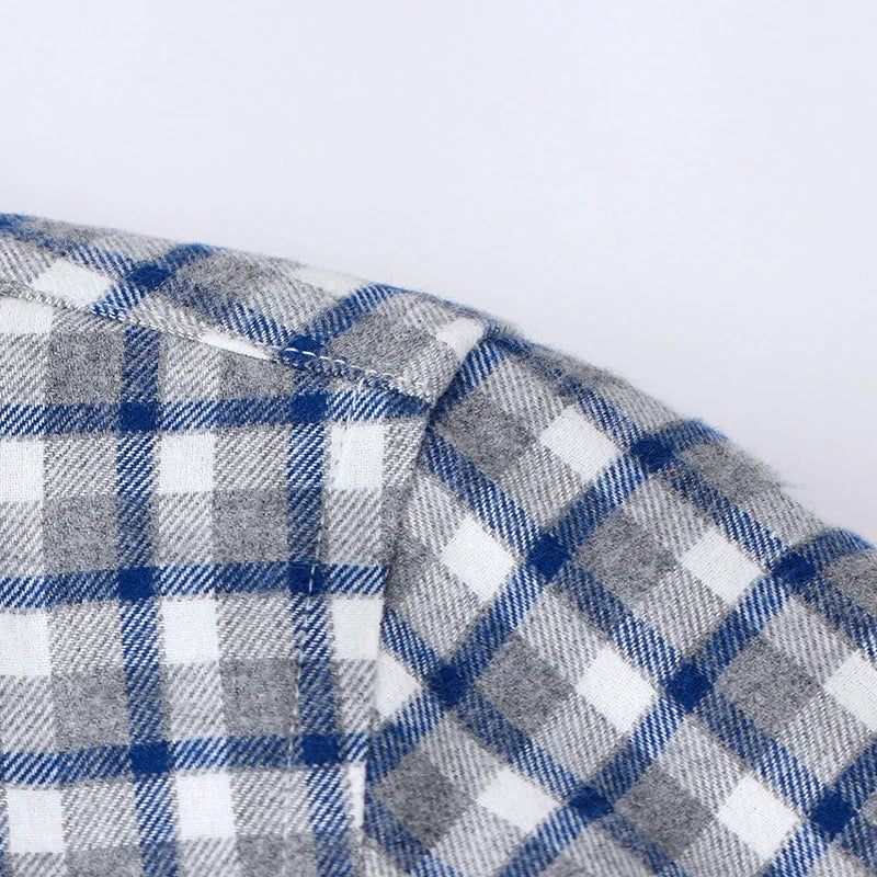 Striped Cotton Long Sleeve Shirt
