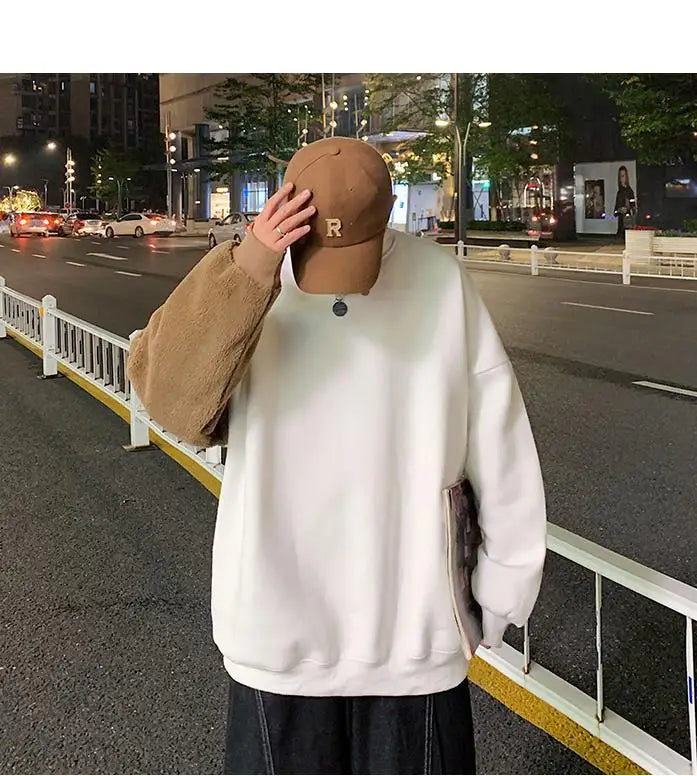 Winter Pullover Sweater Women Tops Bear Boho Casual Pocket Long Sleeve Pull Female Solid Warm Sweaters Pullovers
