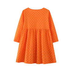 Dancing Animal Polka Girls Dress