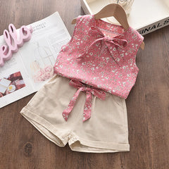 Sunny Sleeveless Baby Girl Set
