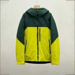 Color Blocked Outdoor Down Jacket