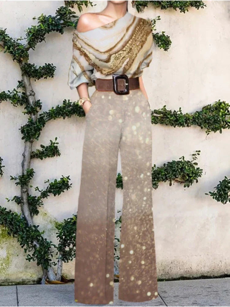 Chic Wide Leg Spring Jumpsuit