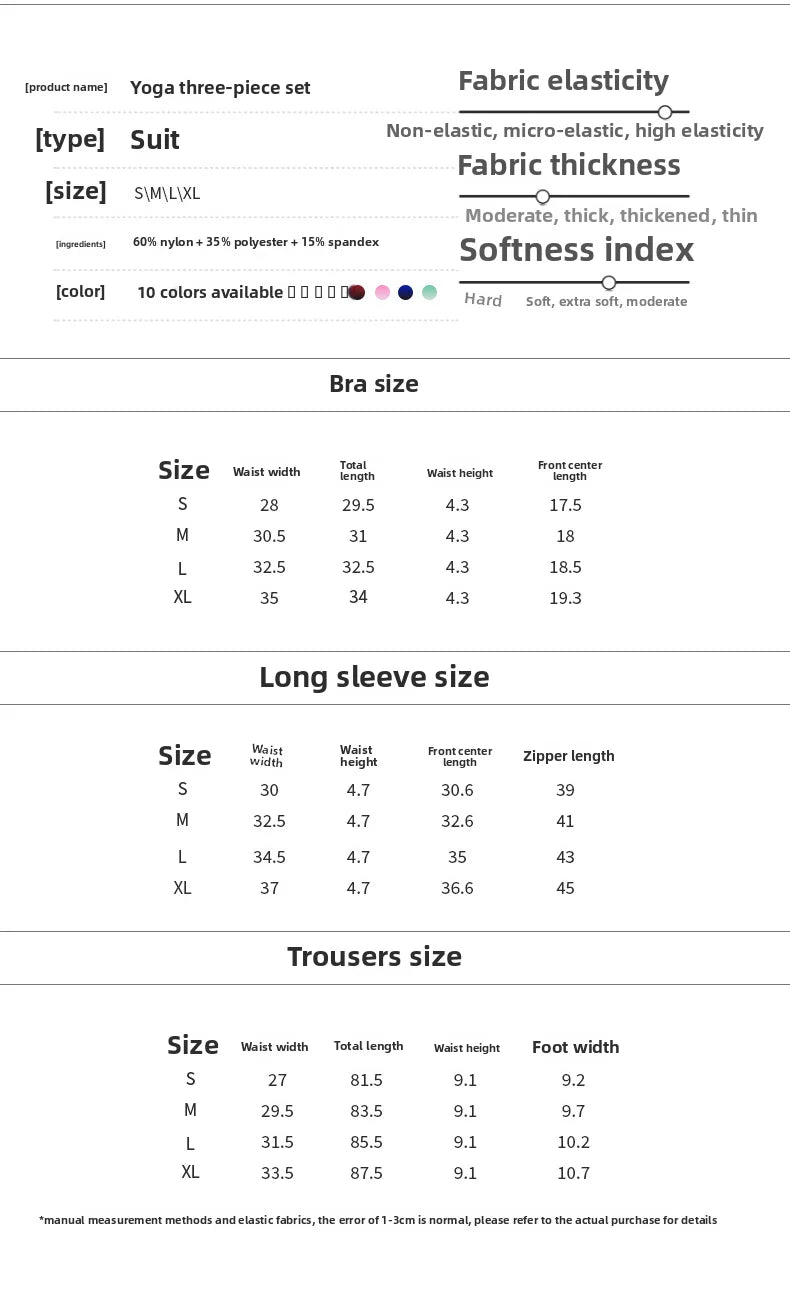 Summer Women's Yoga Sets Seamless Sports and Fitness Suit Tight Fast-drying Waist Closing Yoga Clothing Three-piece Set