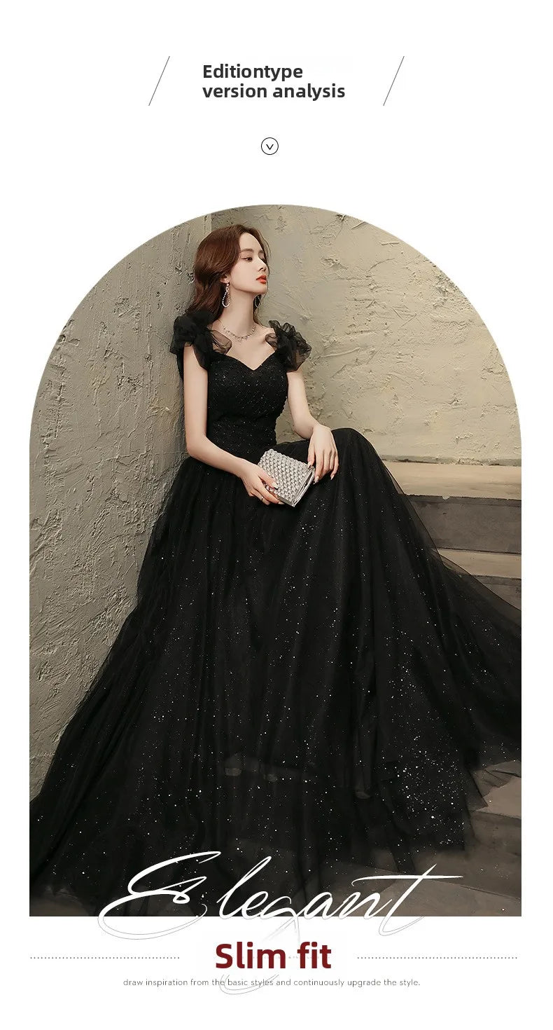 Elegant Backless Evening Prom Dress