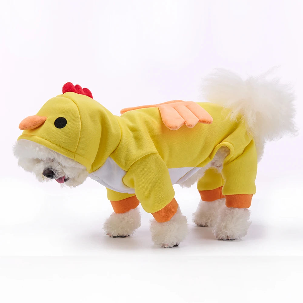 Yellow Chicken Pet Holiday Costume
