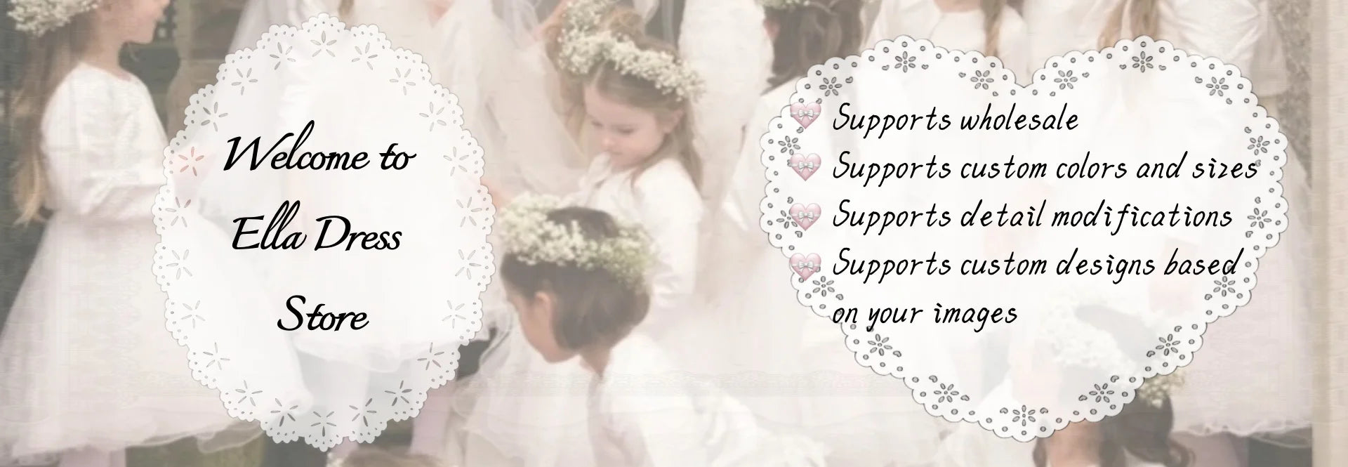 Elegant Girls Wedding Party Dress Satin Flower Girl Dress Bows Half Sleeves Formal Gala Dresses for Bridesmaid Dress Wholesale