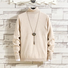 Slim Turtleneck Knit Pullover
