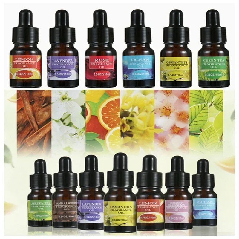 10ML Fragrance Humidifier Air Freshener Natural Plant Aromatherapy Essential Eliminating Odors Perfume For Household Car Office