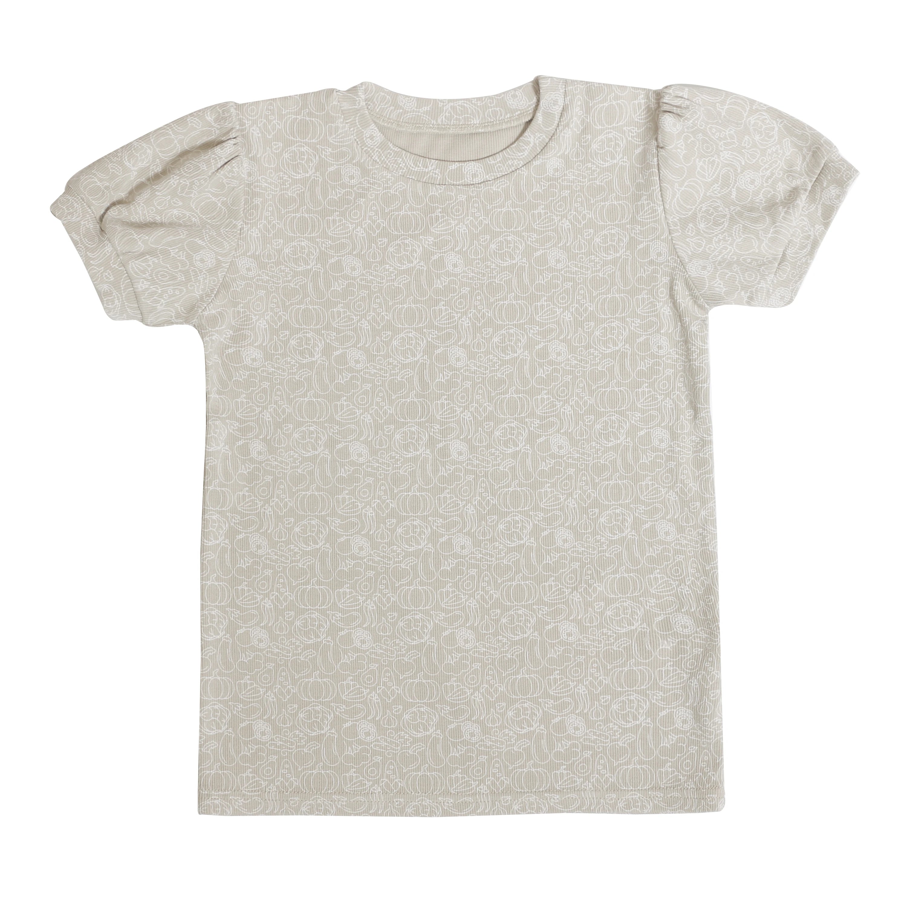 Ribbed Summer Kids Casual Set