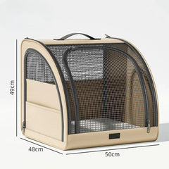 Pet Car Portable Dog Kennel Foldable Scratch Resistant Breathable Cat Bag for Outdoor Use Pet Cat Backpack Carrier