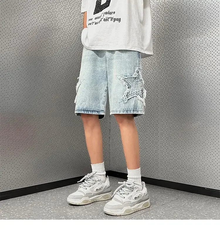Retro High Street Denim Shorts