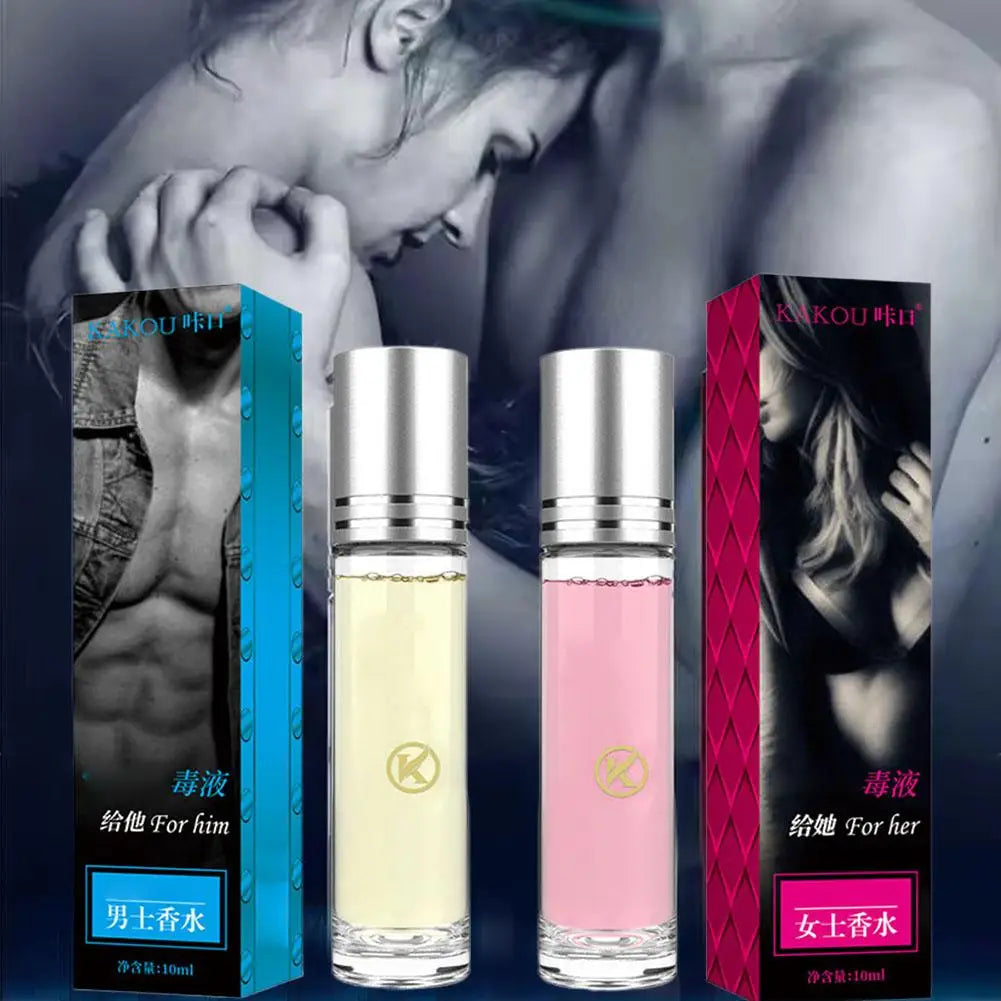10ml Pheromone Temptation Lasting Dating Ball Body Parfum Mini Portable Unisex Roll On Eau De Toilette Fresh Natural Fragrance