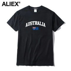 Australia Flag Cotton Graphic Tee