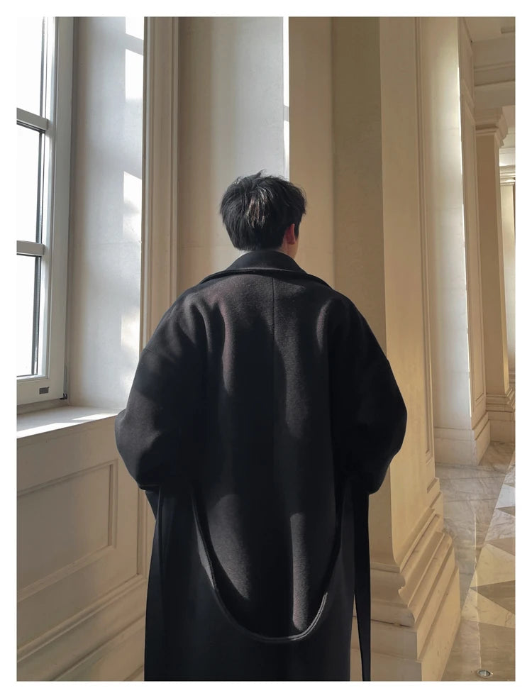 Winter Woolen Long Trench Coat