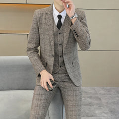 Three Piece Wedding Business Suit