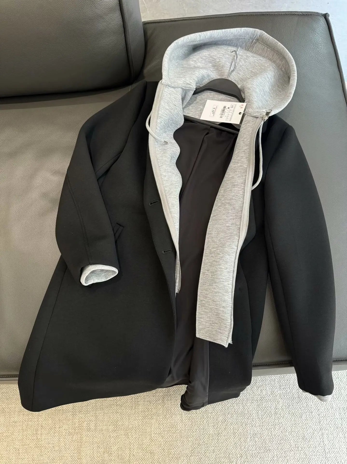 European Casual Hooded Long Coat