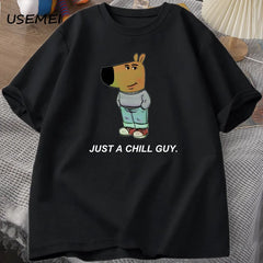 Chill Meme Graphic Cotton Tee