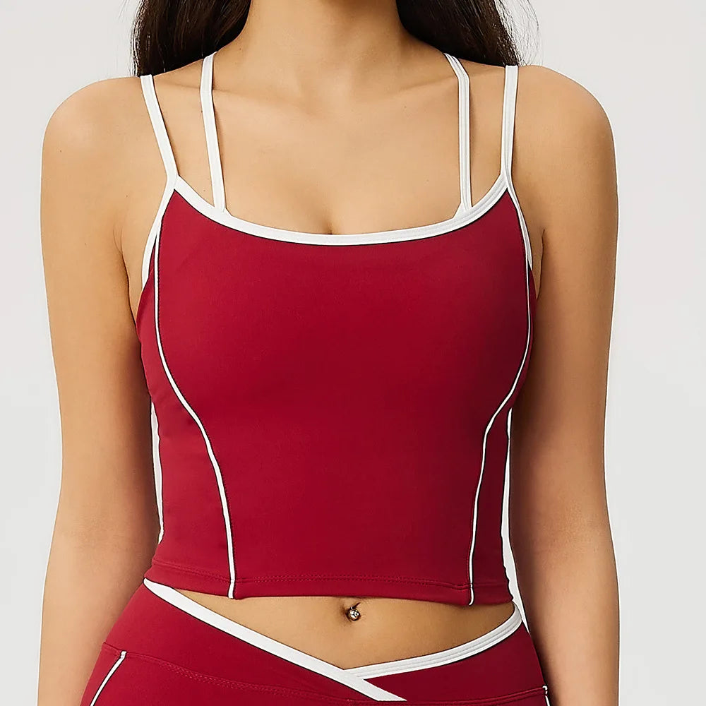 Breathable Sports Bra Women Shockproof Fitness Tops Push Up Gym Crop Top Brassiere Sport Bras Gym Workout Top Running Yoga Bra