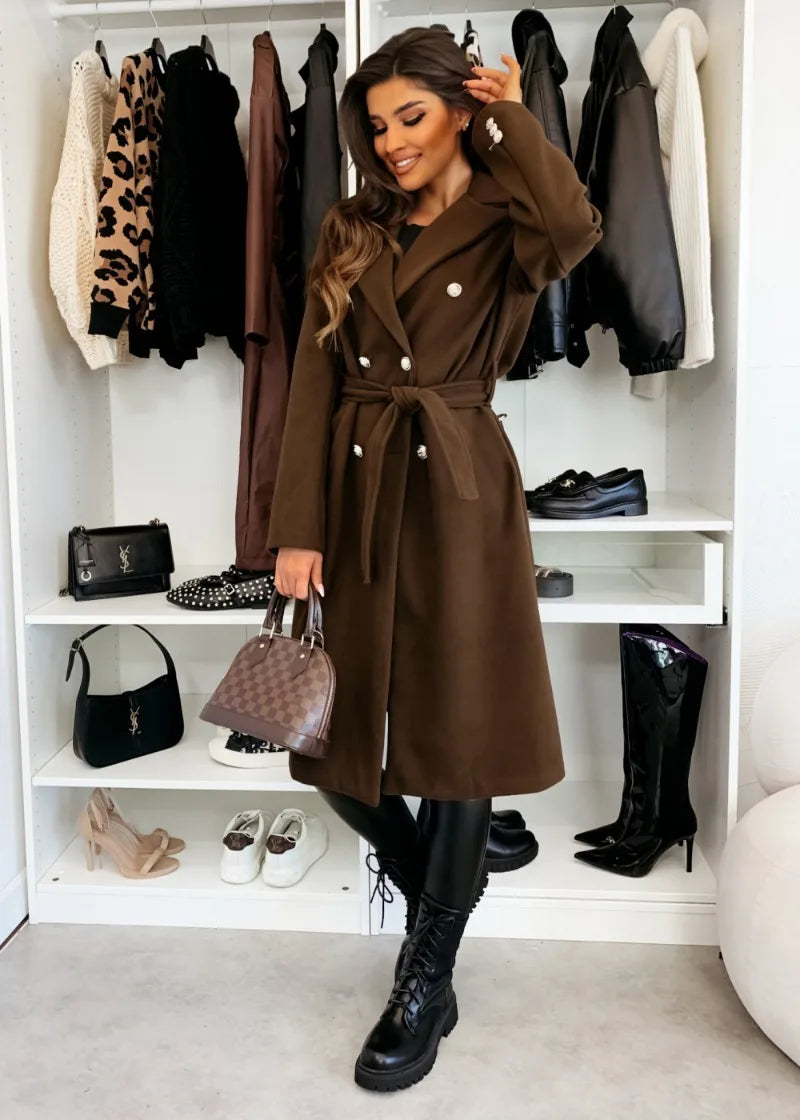 Vintage Double Breasted Wool Trench