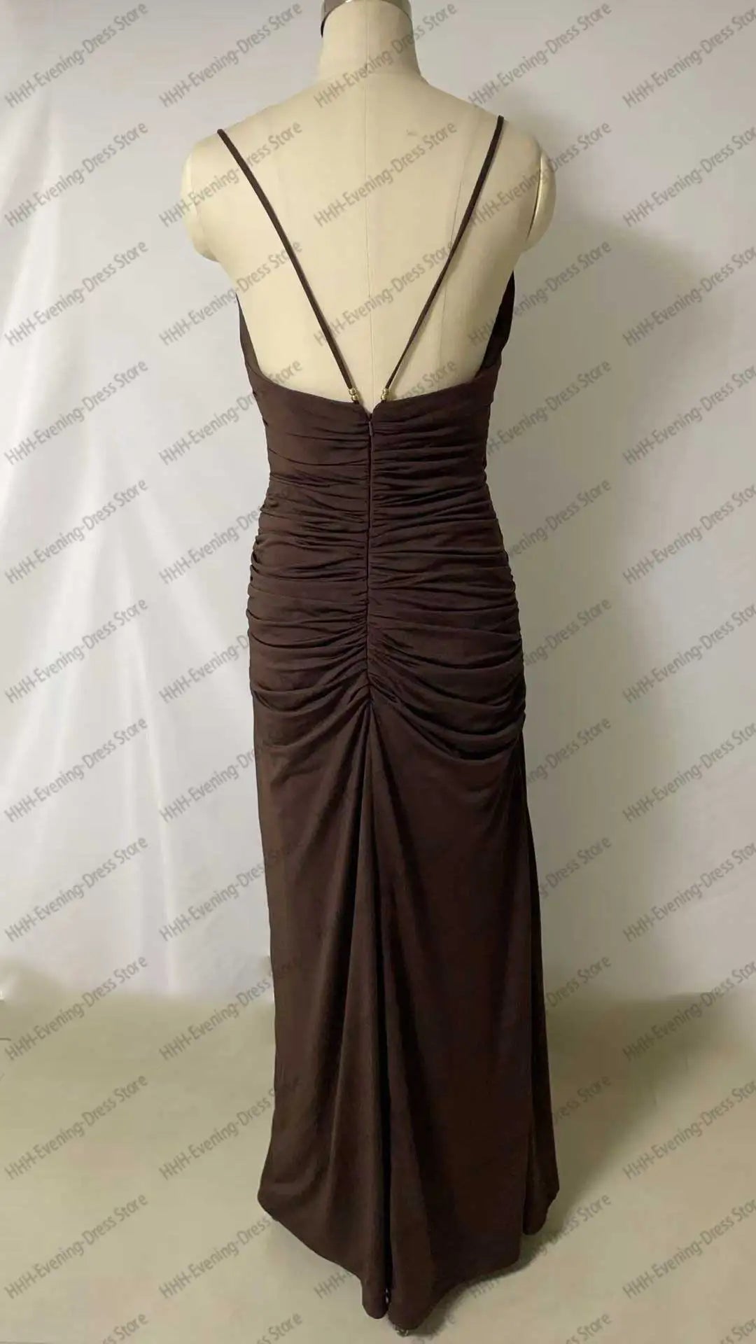 Elegant Evening Dress Pleated Straight Prom Dresses Sleeveless V-Neck Party Cocktail Gowns Wedding Guest Dress 2026 Customized