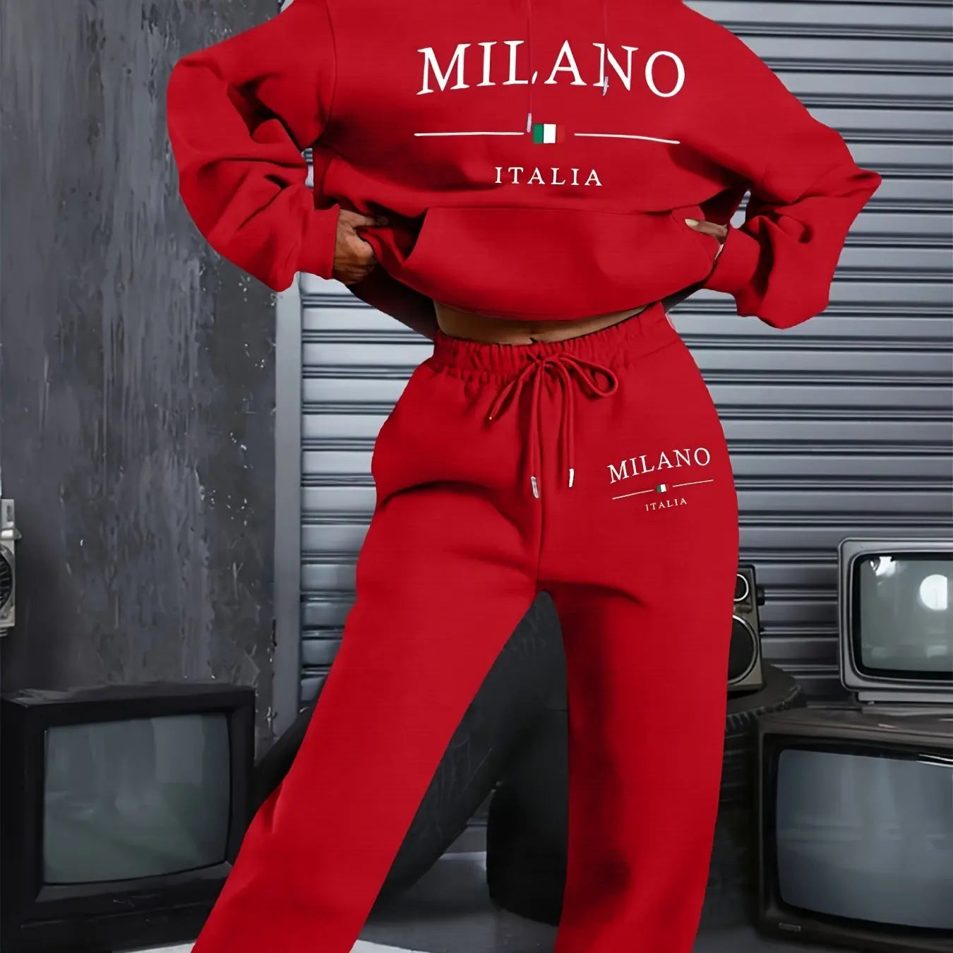 Women’s MILANO ITALIA Hoodie & Sweatpants Set