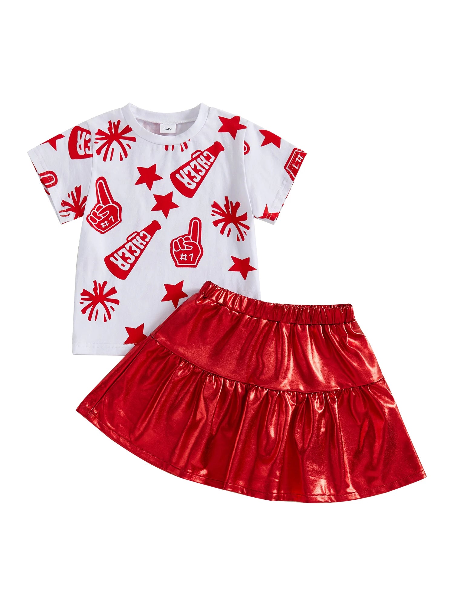 Pink Floral Toddler Summer Set