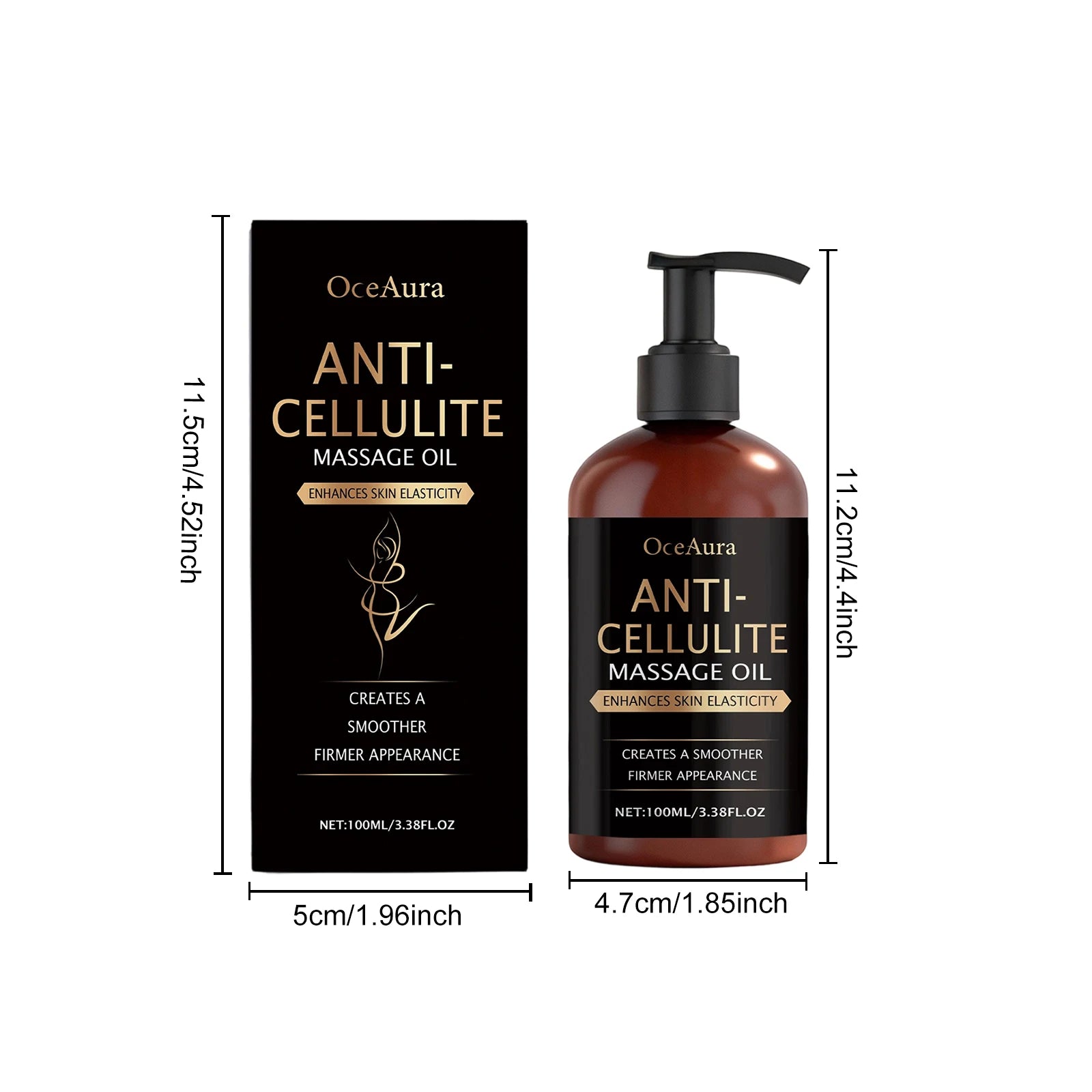 Body Nourishing Massage Oil, Moist and Refreshing, Non-Greasy, Moisturizes the Whole Body