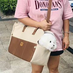 Portable Dog Carrier Cat Dog Outdoor Travel Bag Breathable Pet Carrying Pouch Travel Duffle for Cats Small Dogs Car Seat Carrier