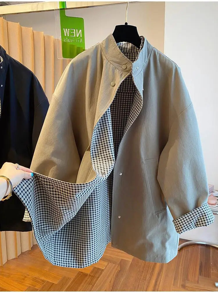 Casual Loose Windbreaker Trench Coat