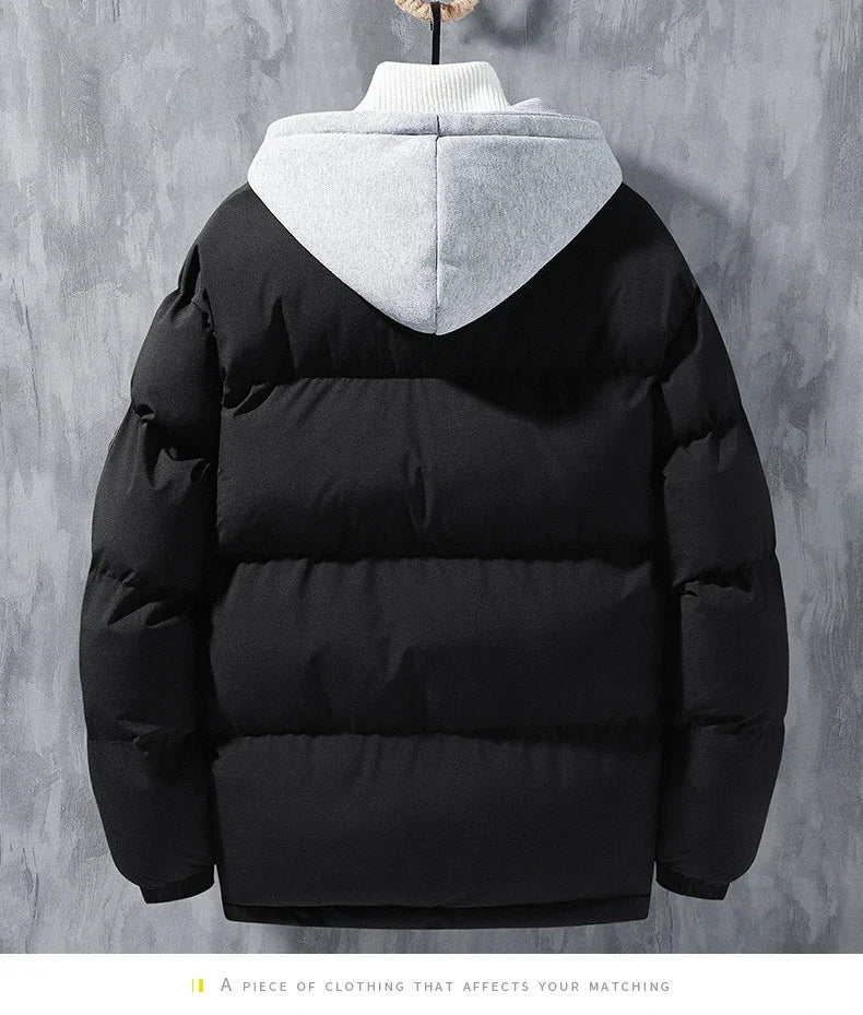 Warm Hooded Parka Jacket