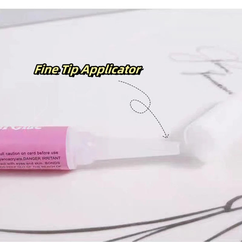 Nail Glue for Press on Nails for Nail Tips Acrylic Nail Glue Long Lasting Super Strong Nail Glue for Nails Salon