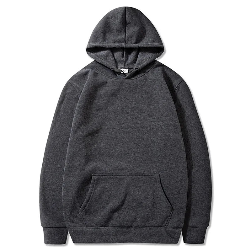 Blank Fleece Pullover Hoodies Unisex Wholesale Hip Hop 11 Color Hooded Sweatshirt Men Cheap Fashion Black Hoodie For Men