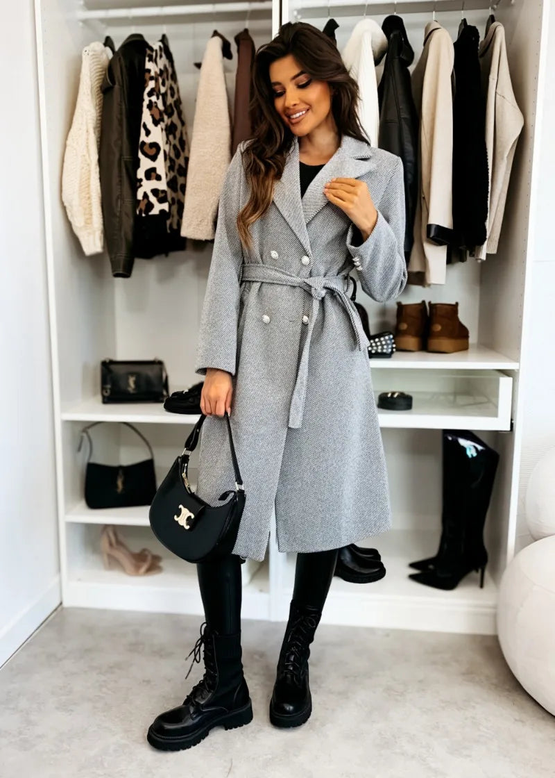 Vintage Double Breasted Wool Trench